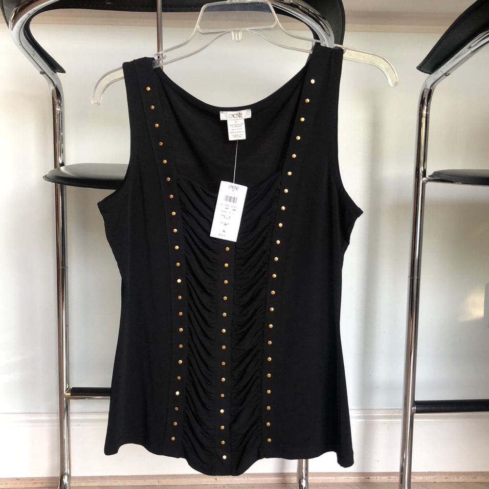 Black and gold top NEW!